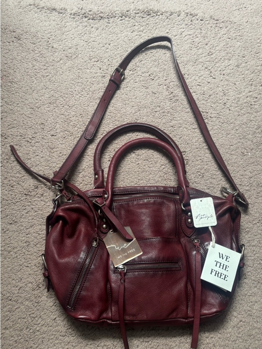 We The Free Baby Emerson Tote Bag in Red Rock